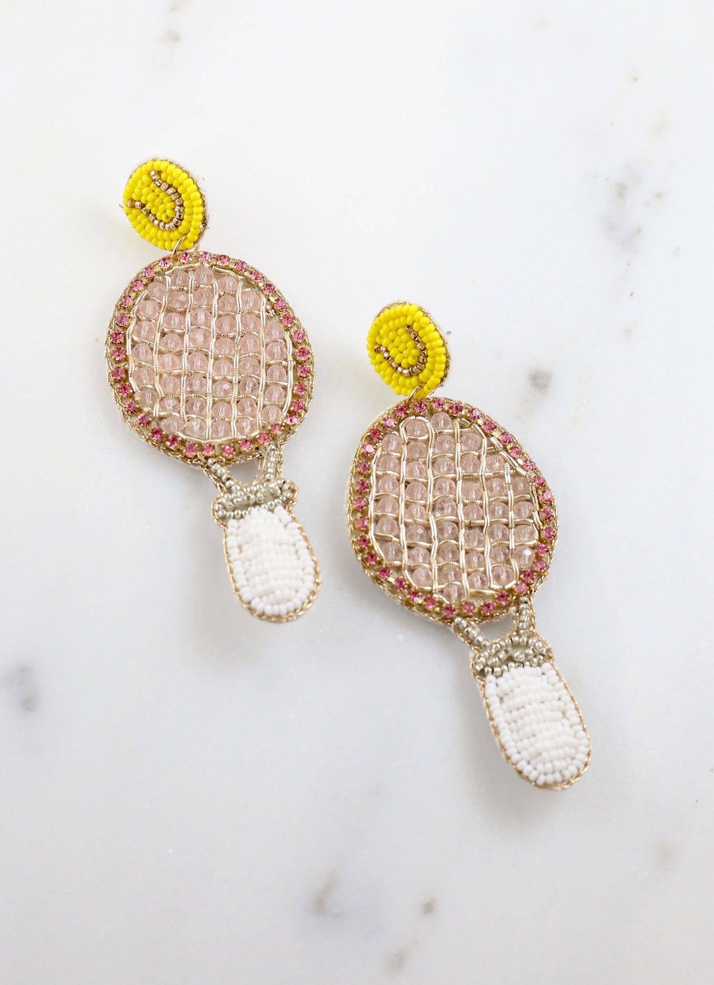 Grand Slam Tennis Racquet Earring MULTI