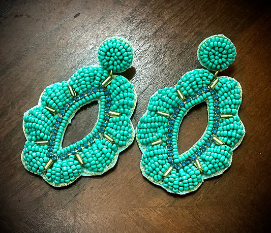 Allison Earrings in Turquoise