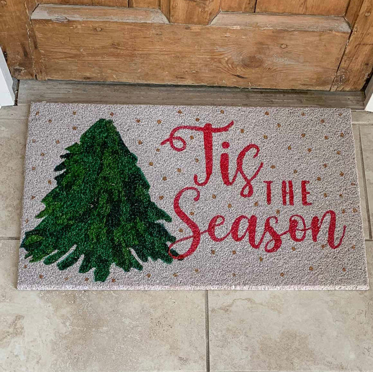 Tis' The Season Coir Doormat 30x18
