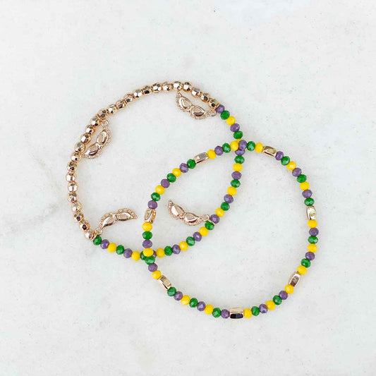 Mardi Gras Devereaux Mask Bracelet