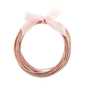 Pale Pink Guitar String Bracelets