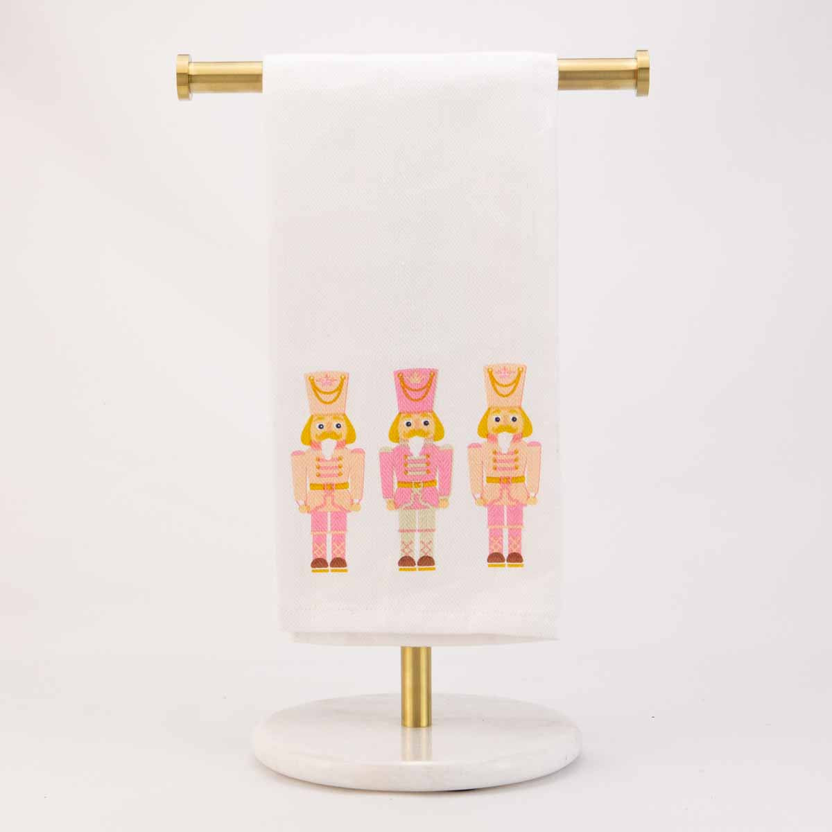 Blushing Nutcracker Trio Hand Towel