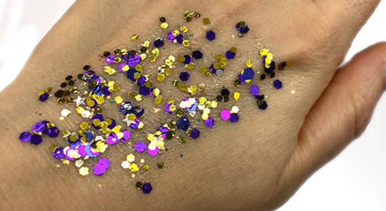 Bolt Balm Tiger Stripes (Purple and Gold) Body Glitter
