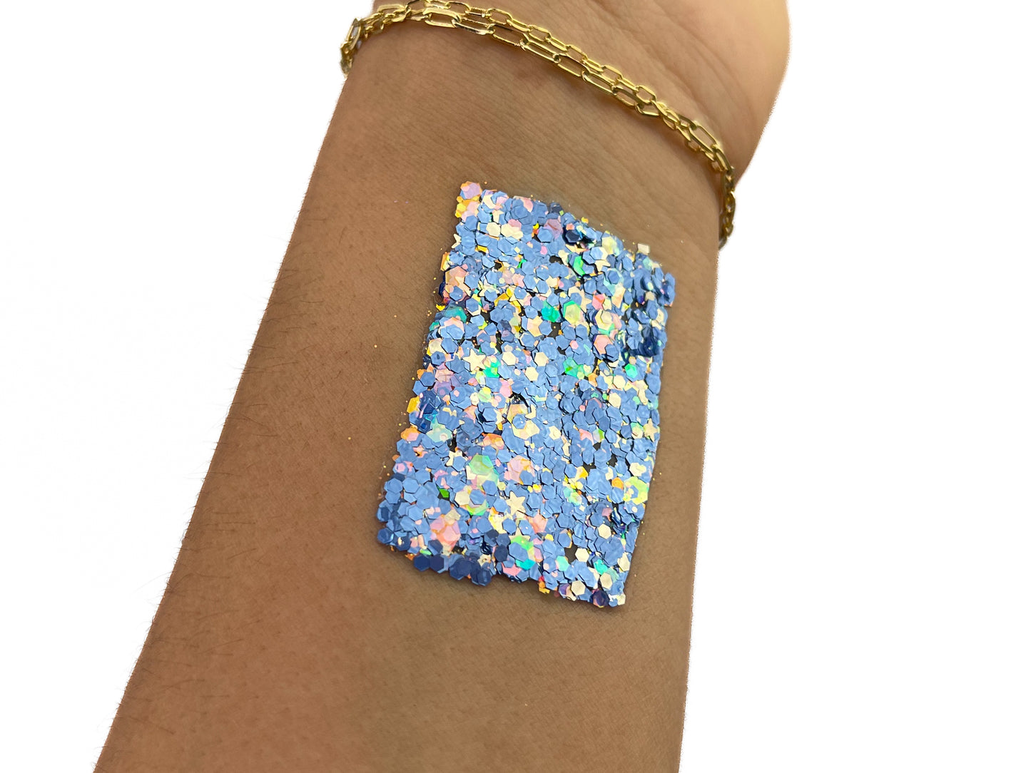 Bolt Balm French Blue Body Glitter