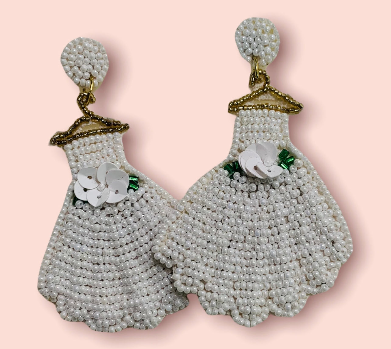 Bride White Dress Earrings