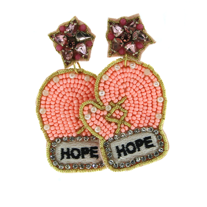 Hope Boxing Glove Earrings