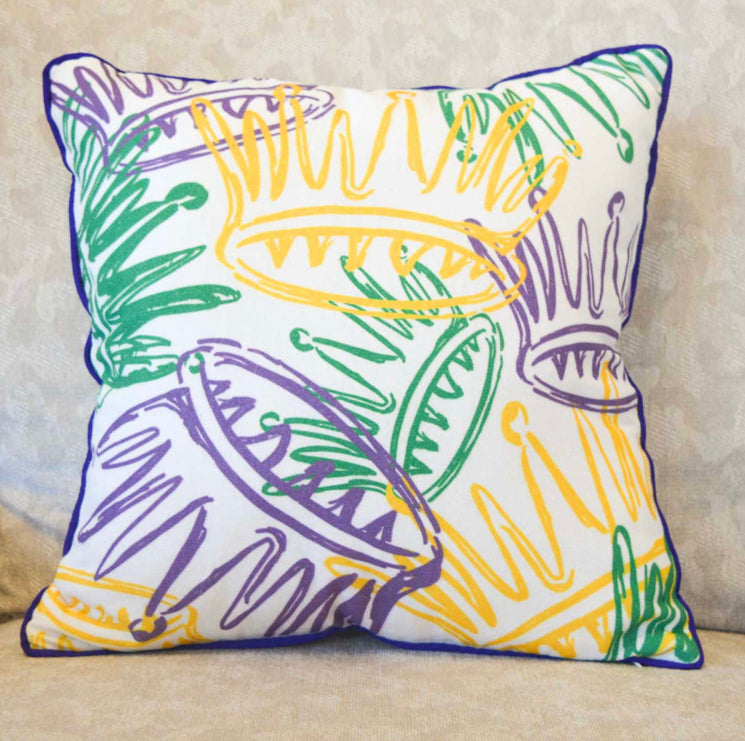 La Couronne (The Crown) Pillow - 16 x 16
