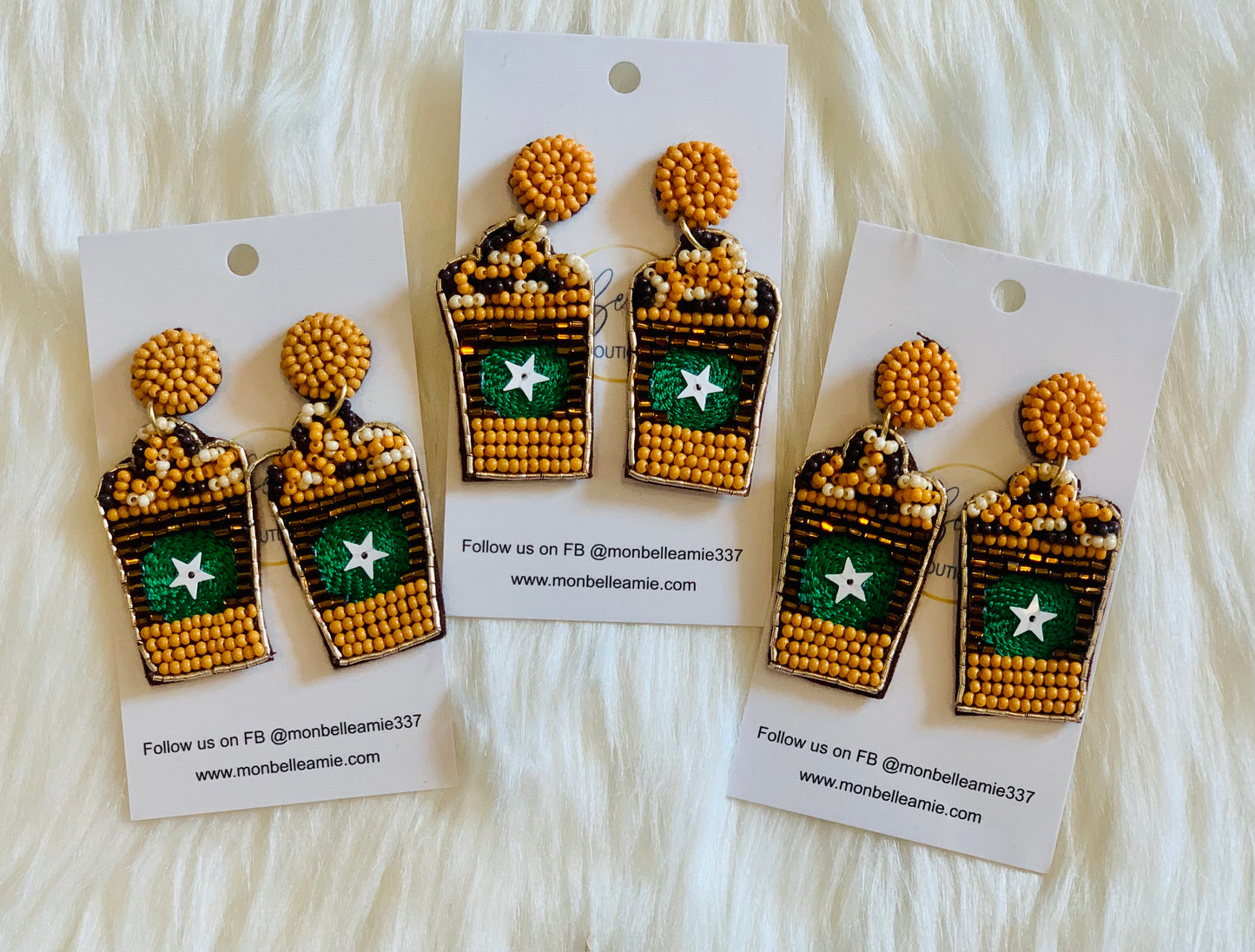 Pumpkin Spiced latte earrings