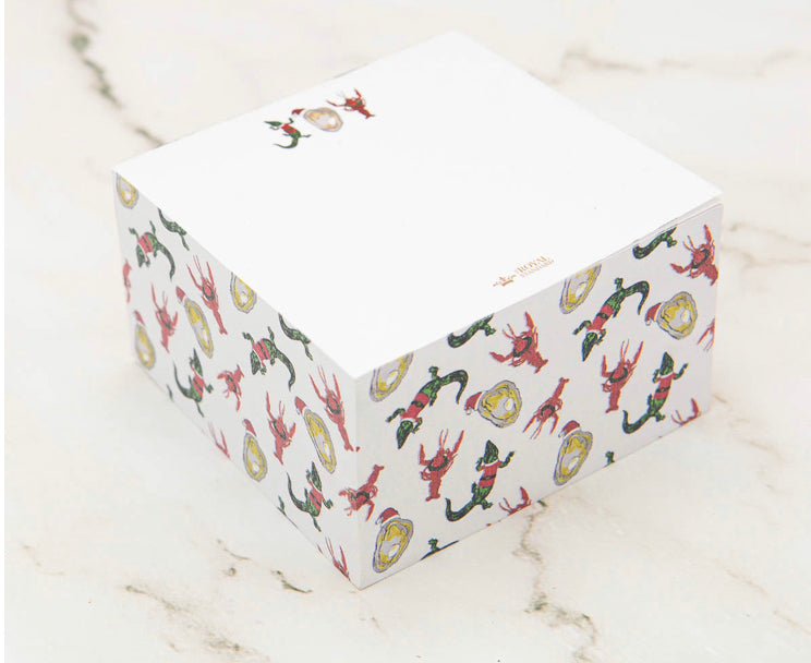 Cajun Joy 3 x 3 Note Cube White/Red/Green