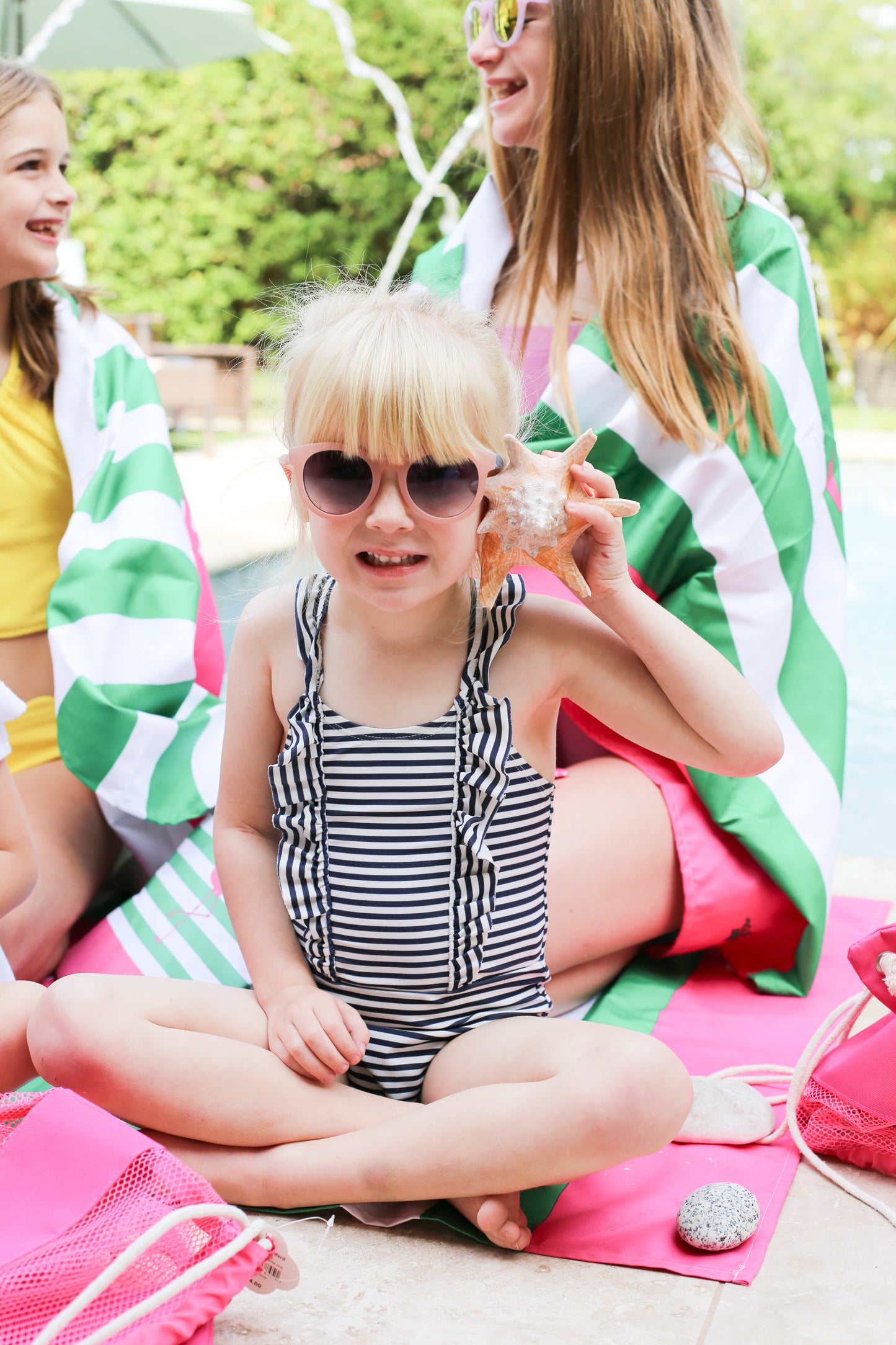 Kid’s Harbor Sunglasses - Pink/Grey