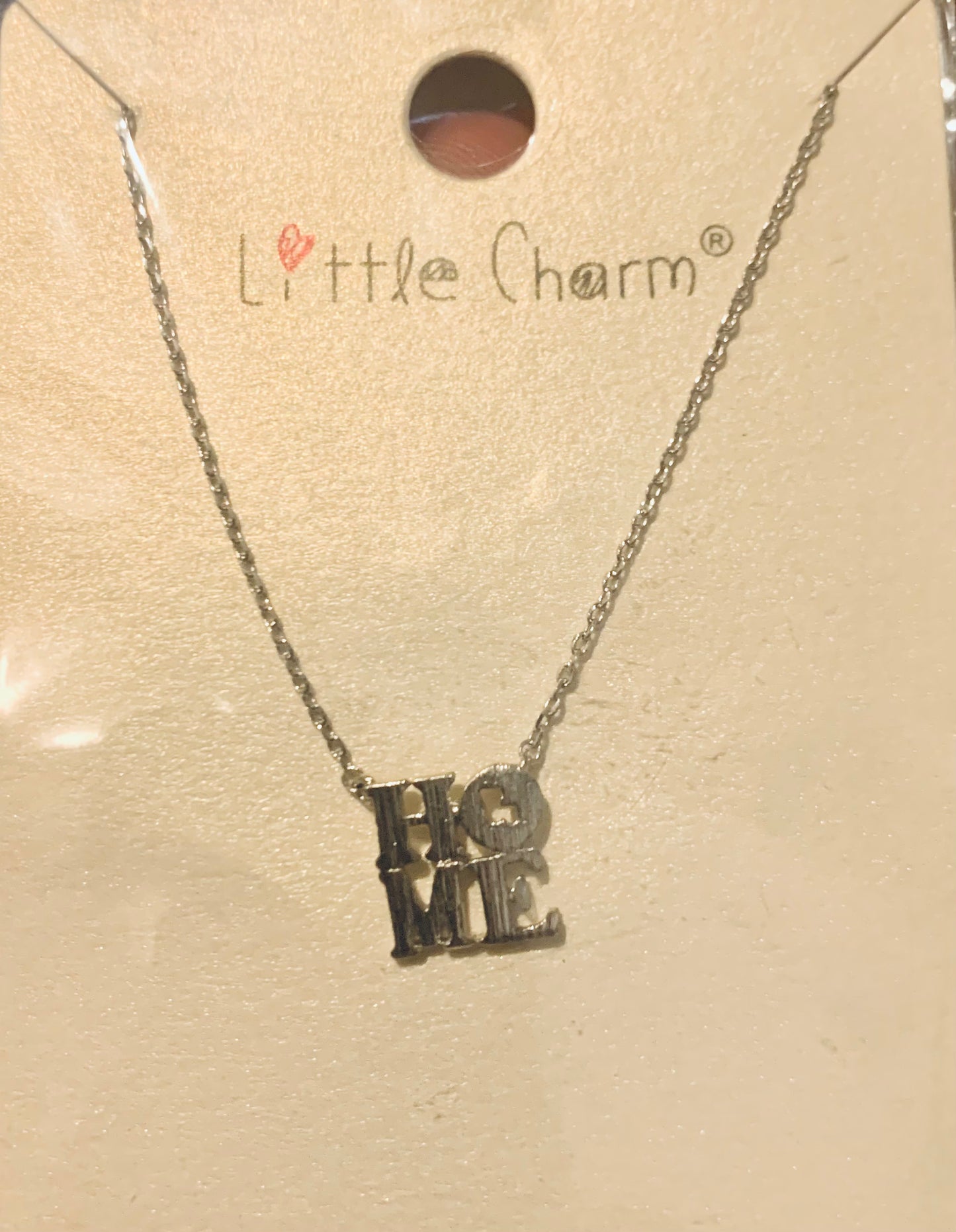 Louisiana HOME Necklace - Silver