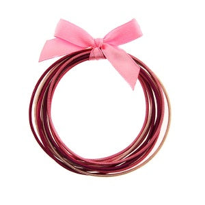 Multi-Pink Guitar String Bracelets