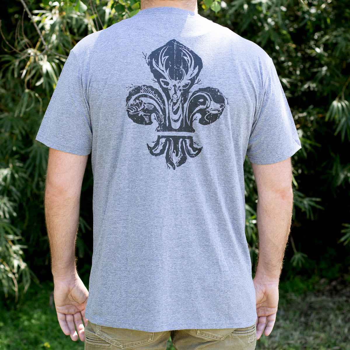Men’s Sportsman Fleur de Lis Crew Neck T-shirt