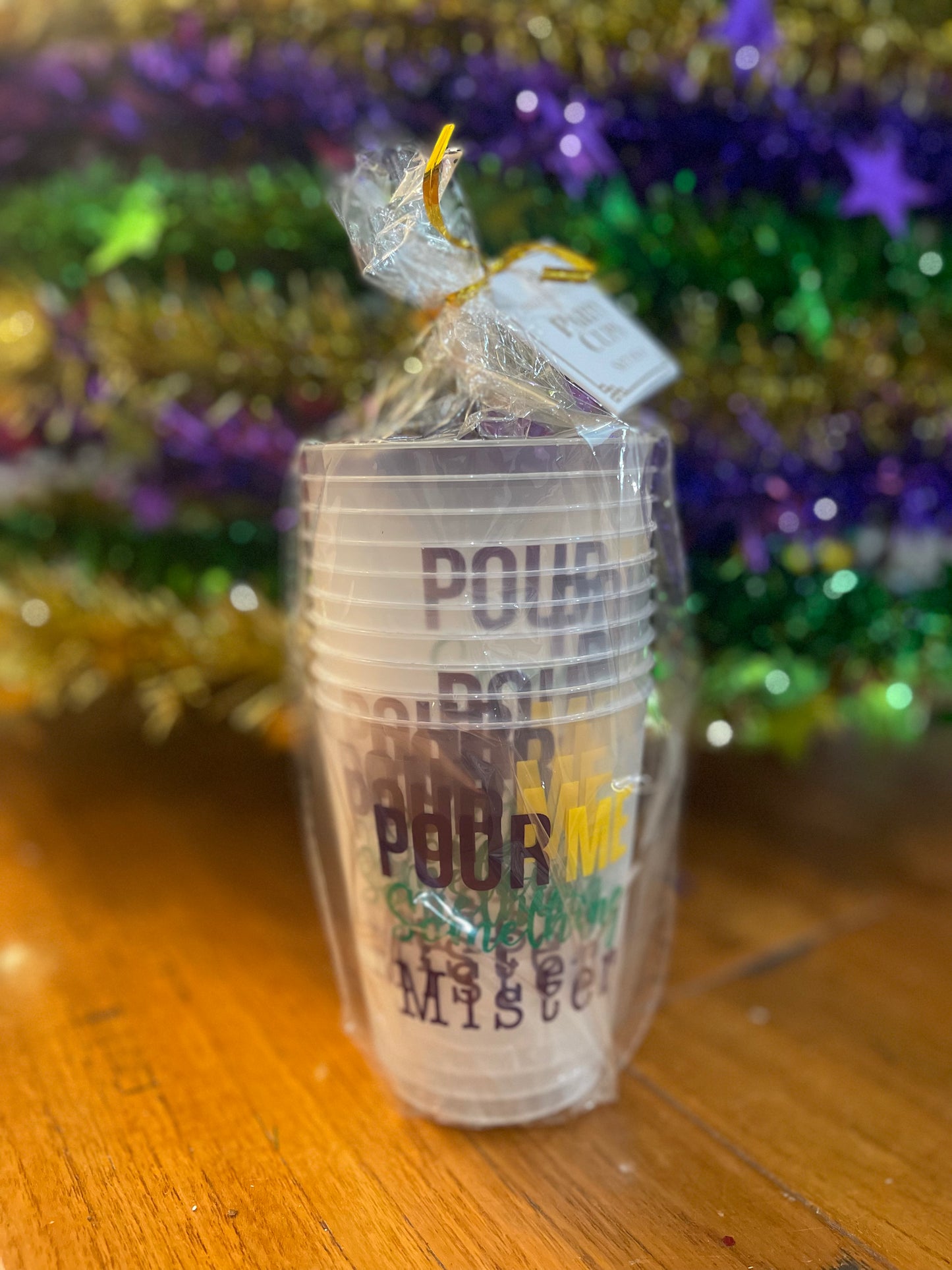 Pour Me Something Mister Party Cups - 10 per pack