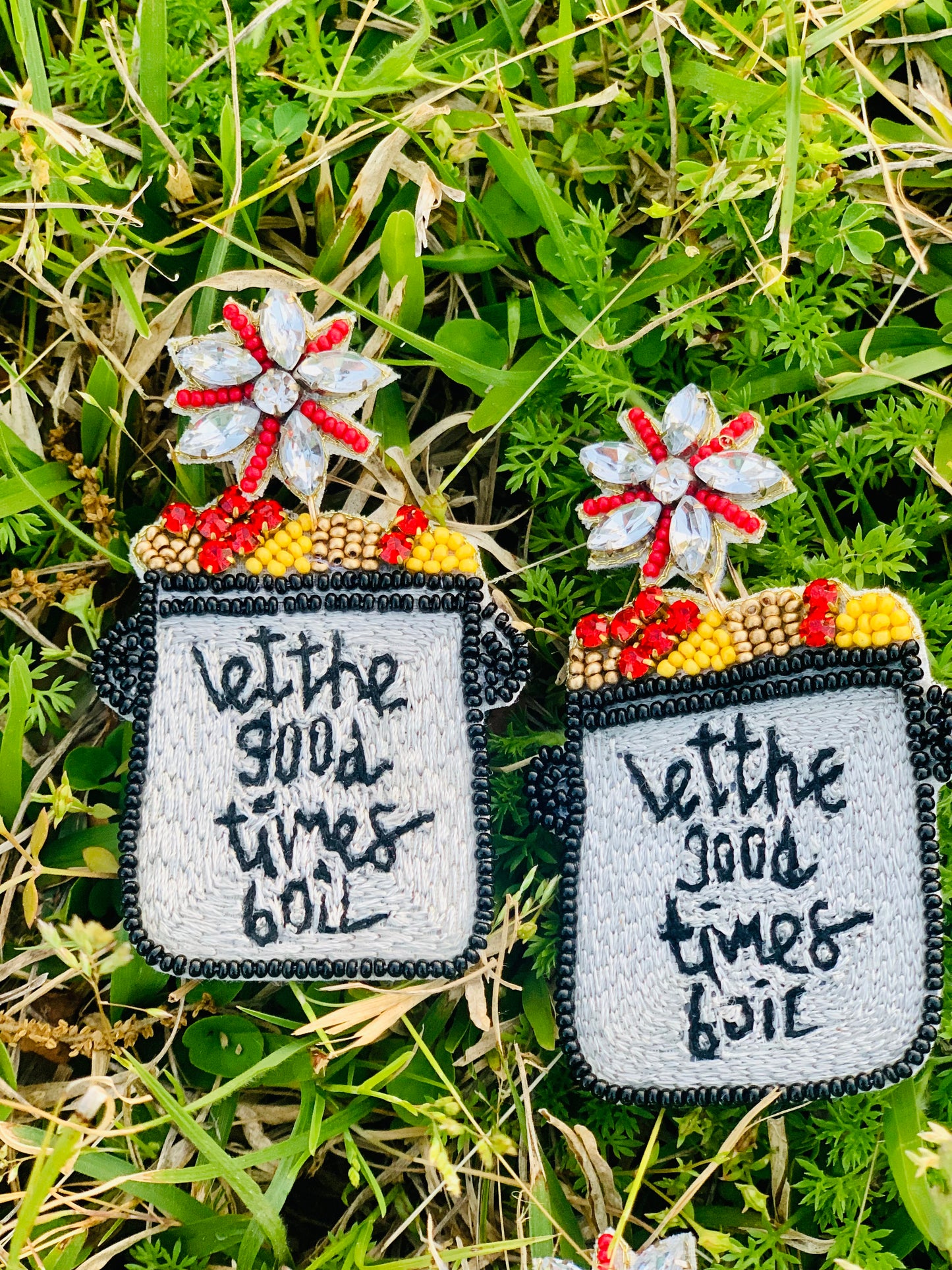 Let The Good Times Boil-Crawfish Earrings