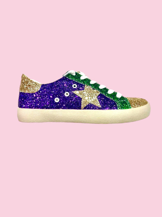 Mardi Gras Glitter Sneaker / Shoe