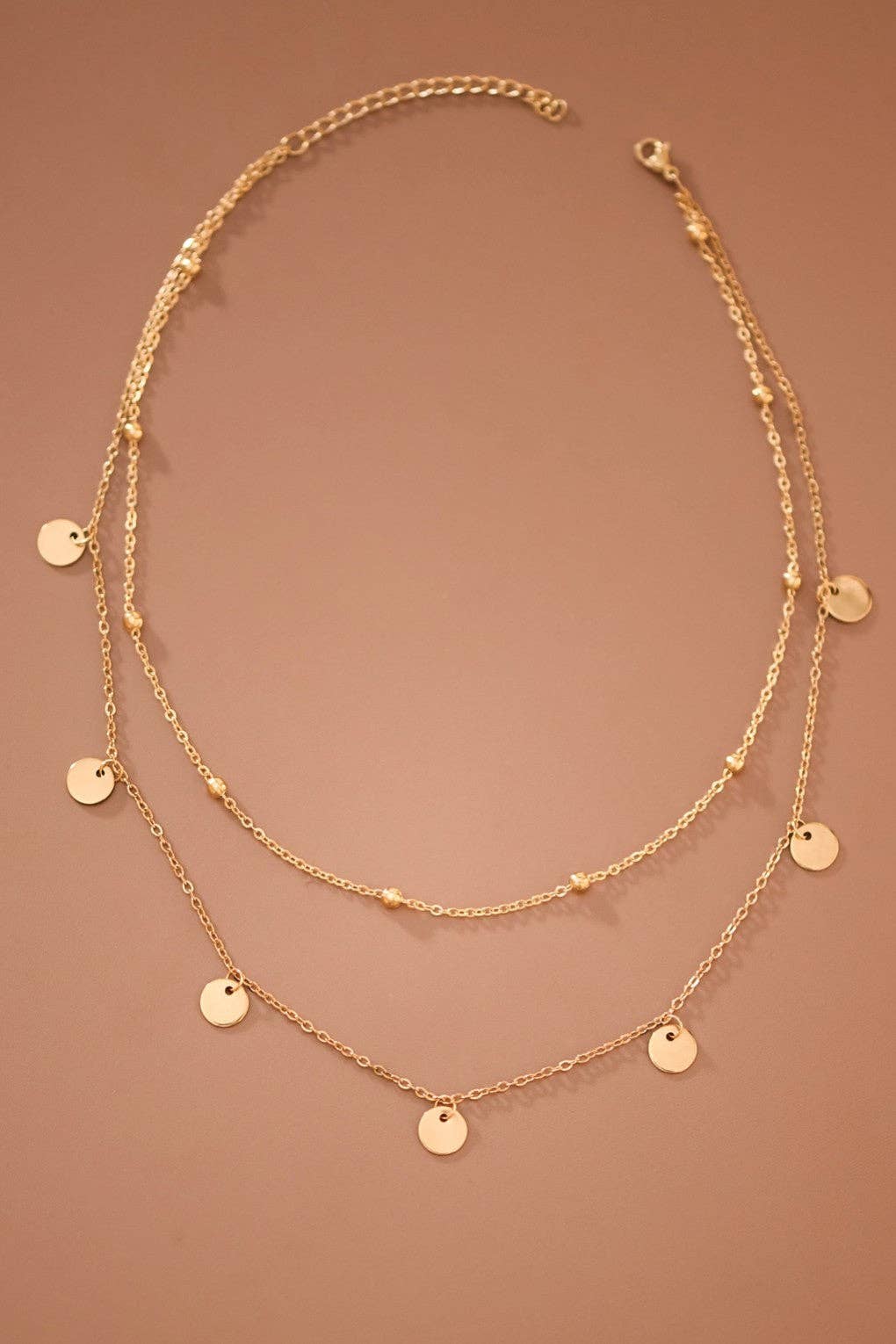 18K Gold PVD Plated Waterproof Stainless Steel Chain Necklace - 7920: S0OX3T7920