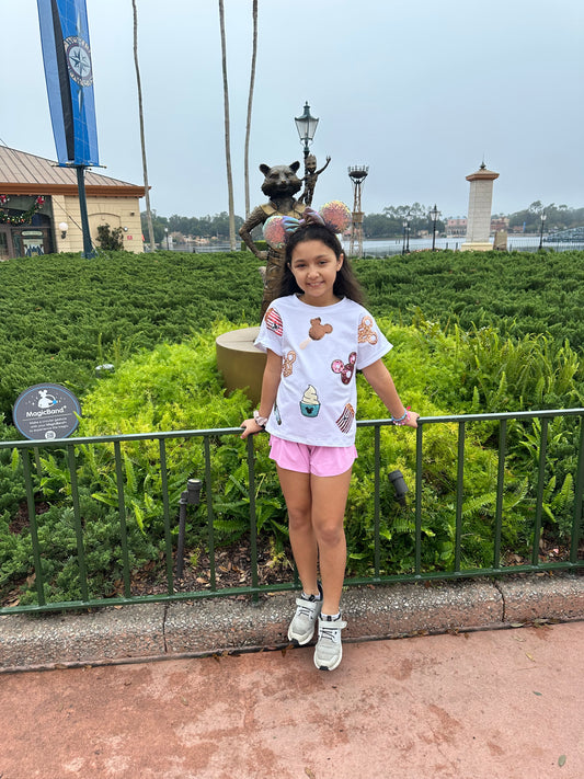 Snacks Sequin Shirt-KIDS