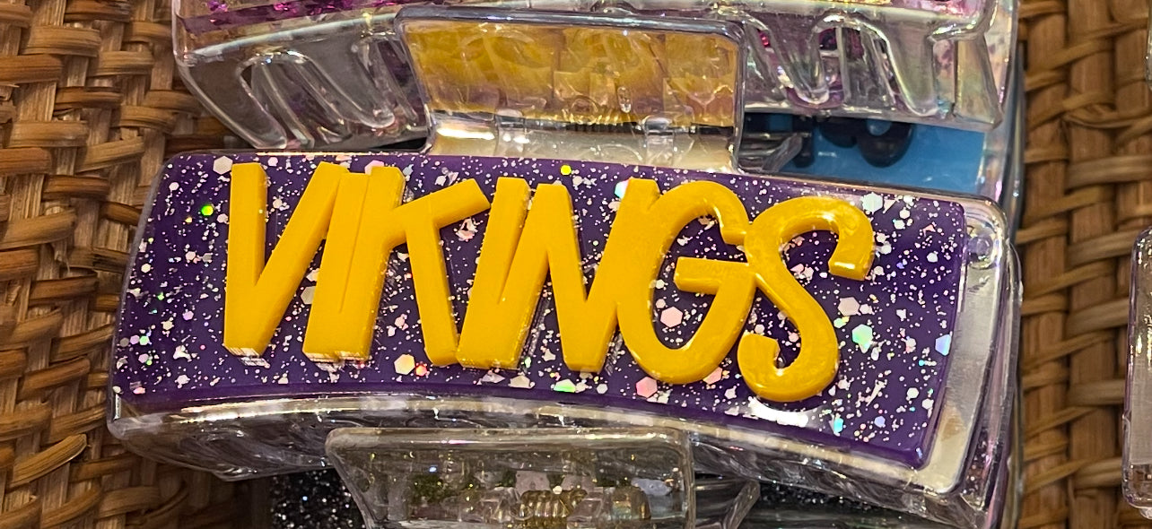 Vikings Claw Clips - Large