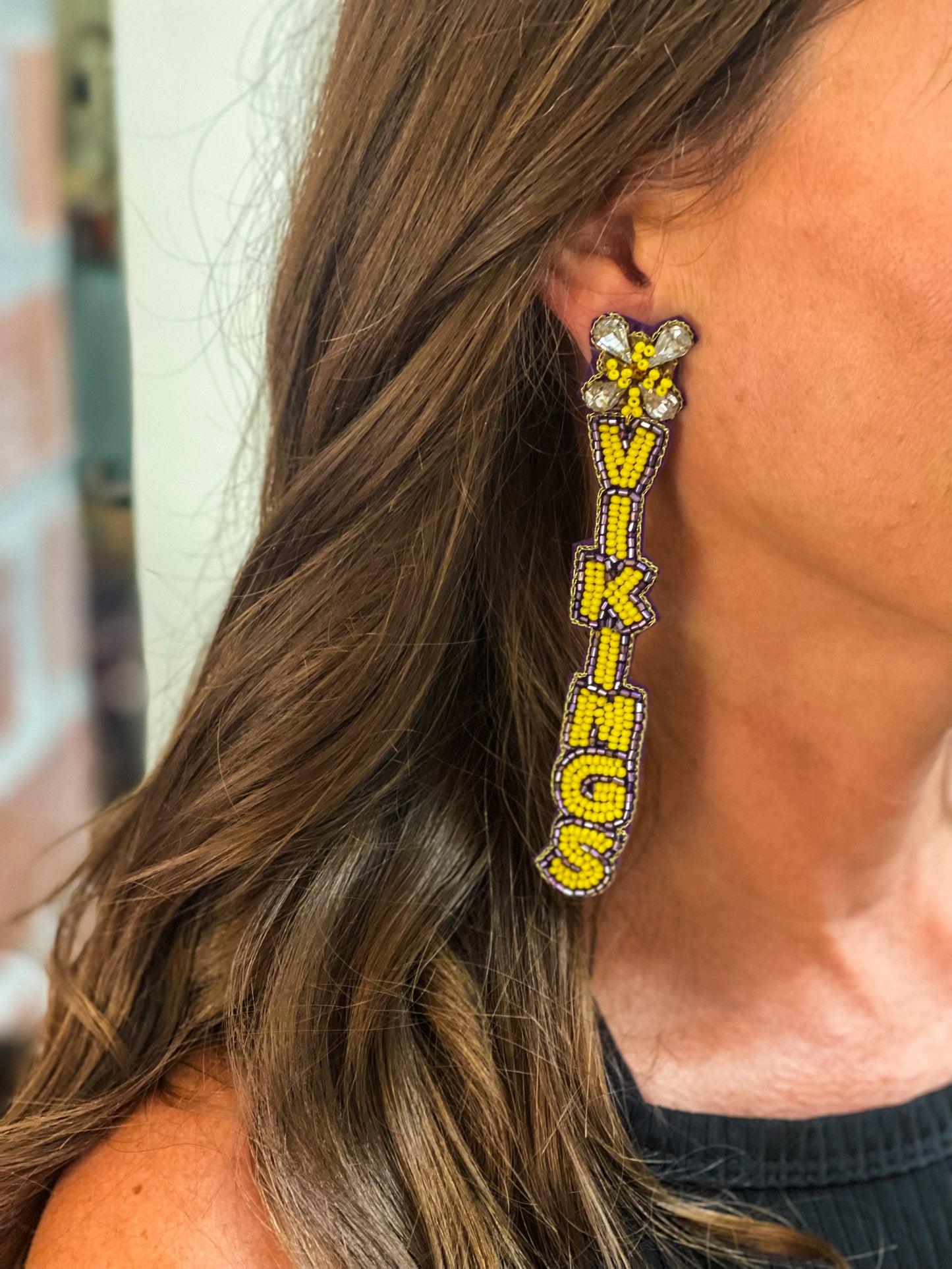 Vikings Beaded Earrings