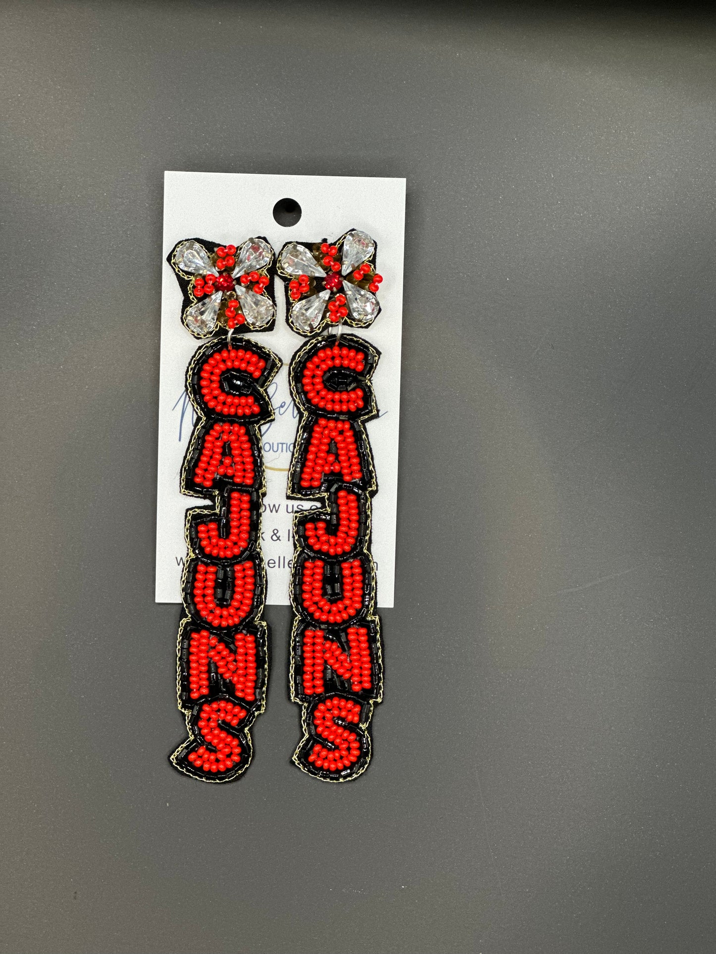 Cajuns Beaded Earrings