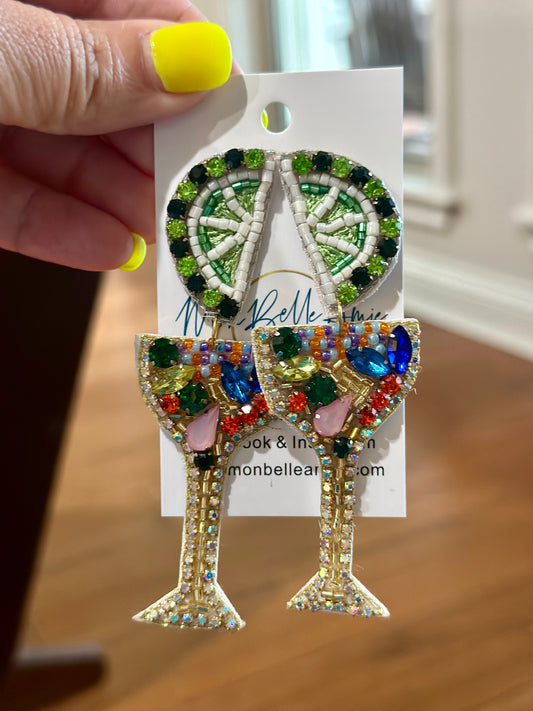 Colorful  Margarita Earrings