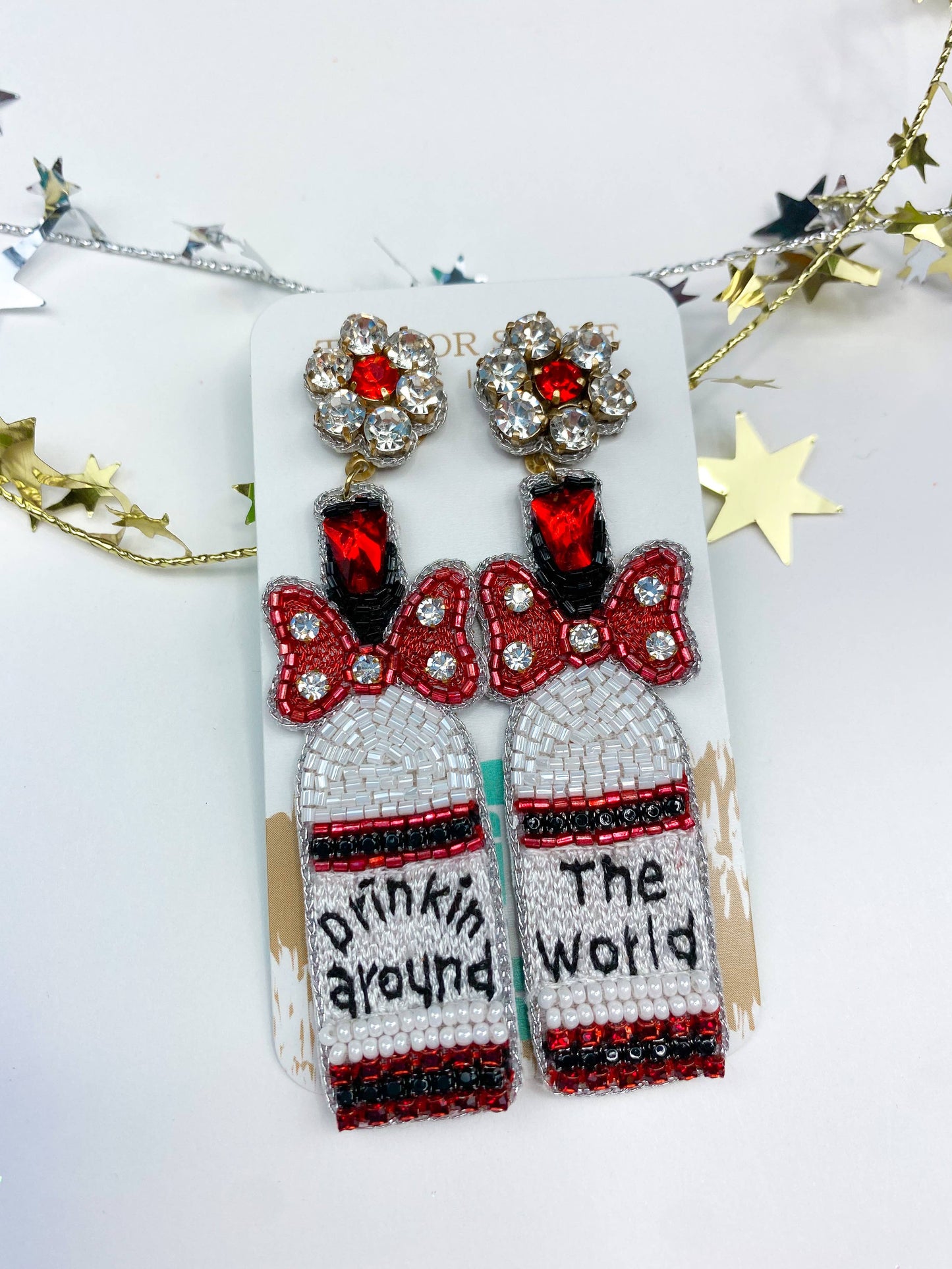 Drinkin Around The World Earrings