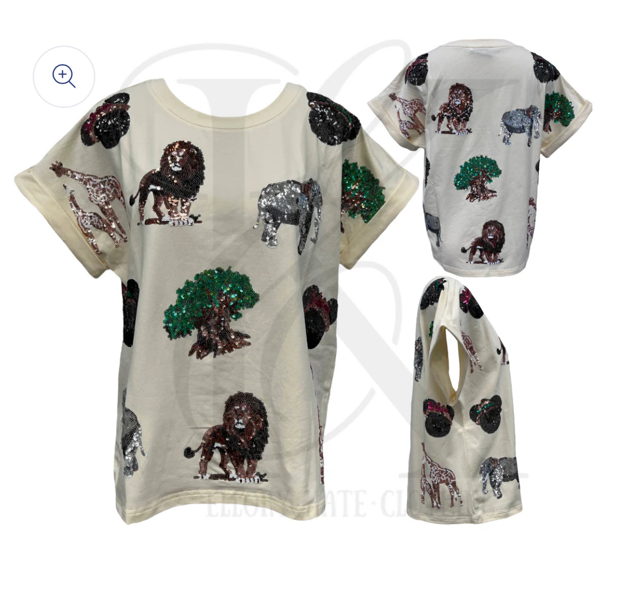 Safari Sequin - Tee - KIDS