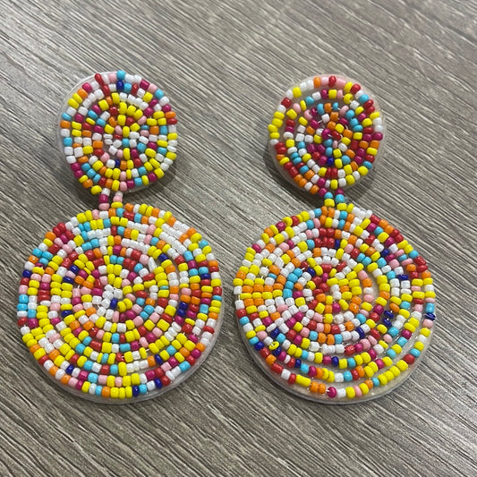 Confetti Circle Earrings