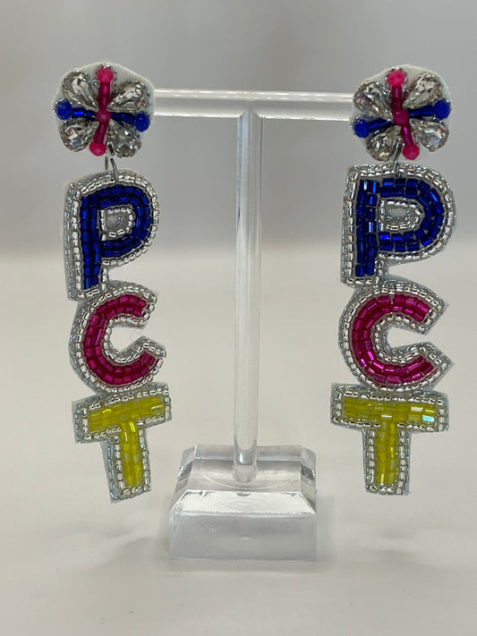 PCT Patient Care Tech Beaded Earrings