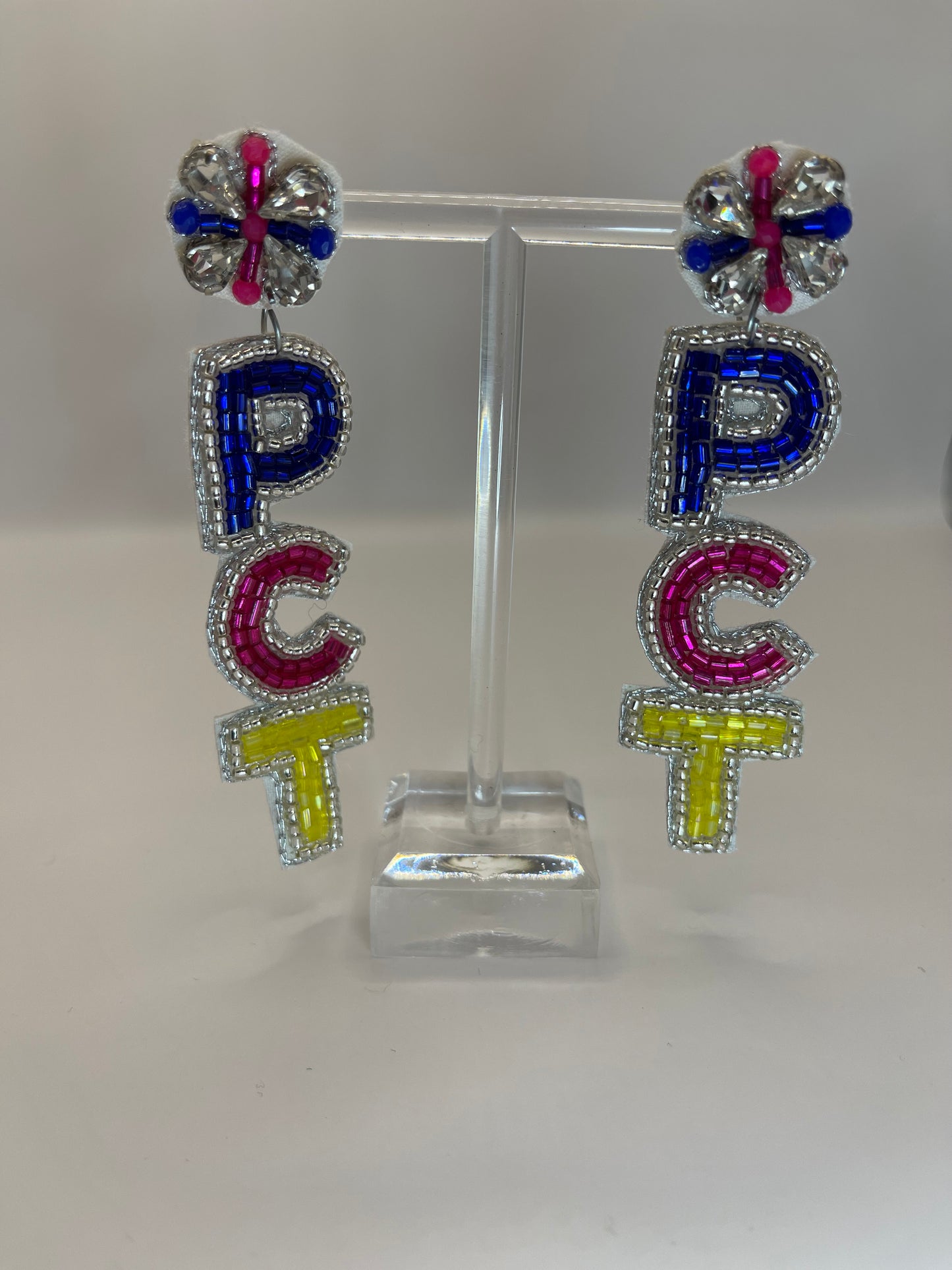 PCT Patient Care Tech Beaded Earrings