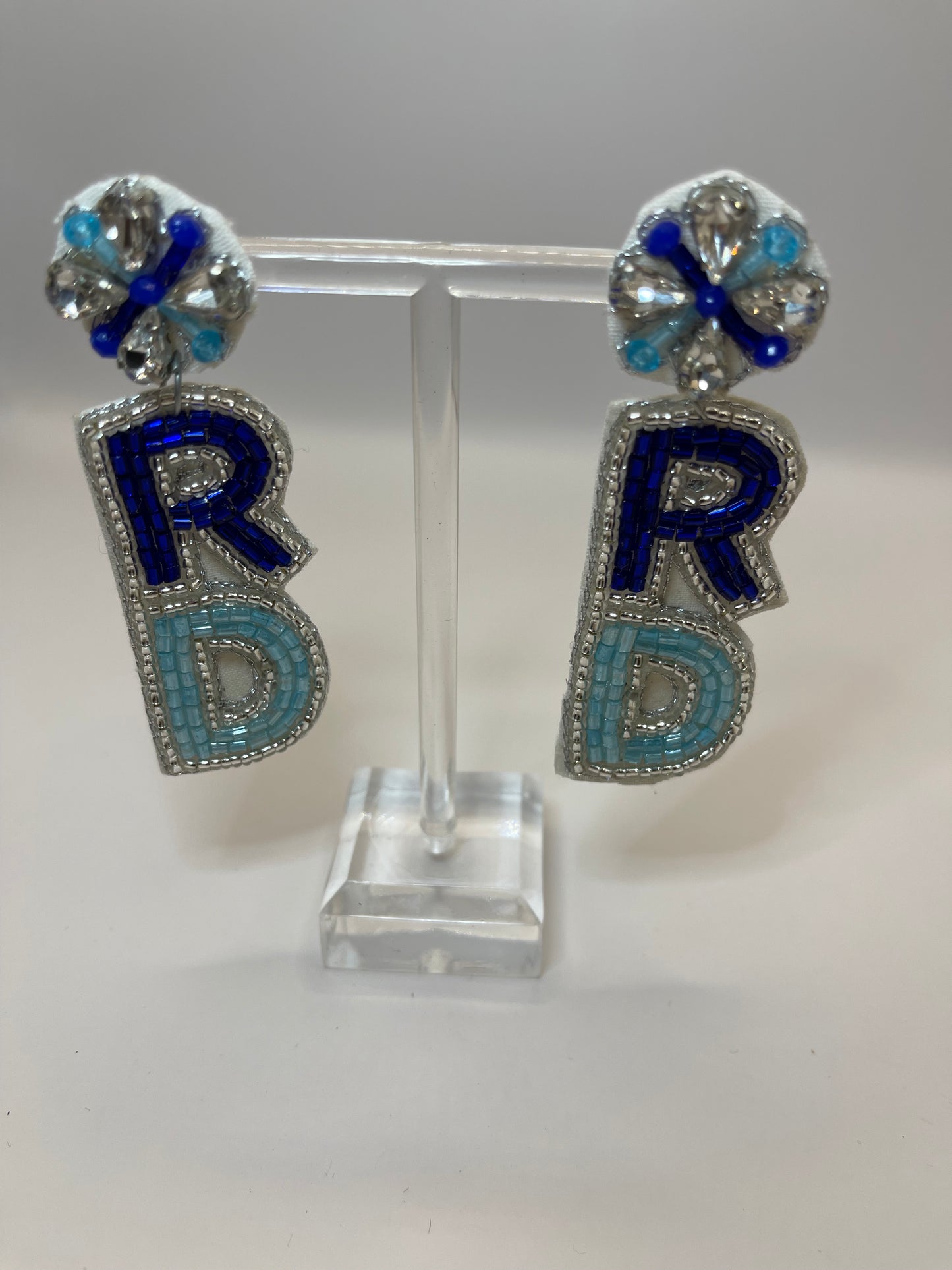 RD Registered Dietician Beaded Earrings