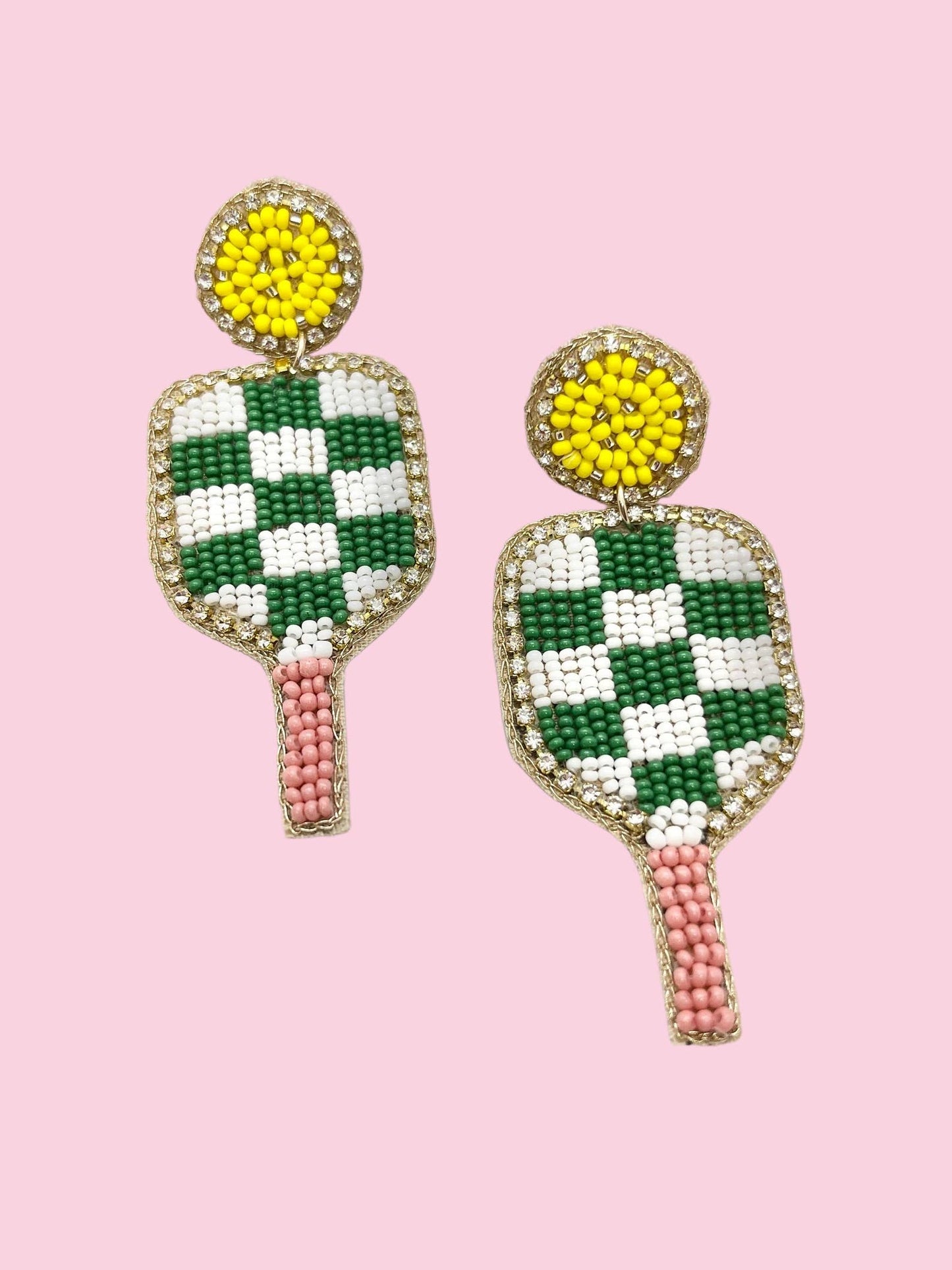 Pickleball Racket Earrings