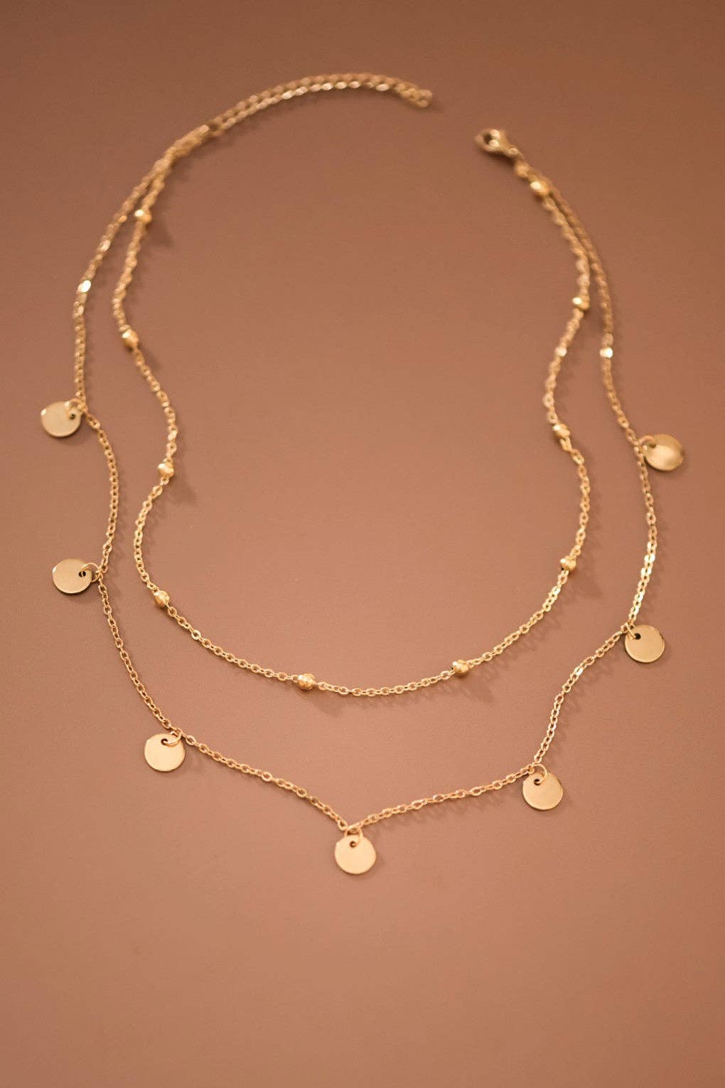 18K Gold PVD Plated Waterproof Stainless Steel Chain Necklace - 7920: S0OX3T7920