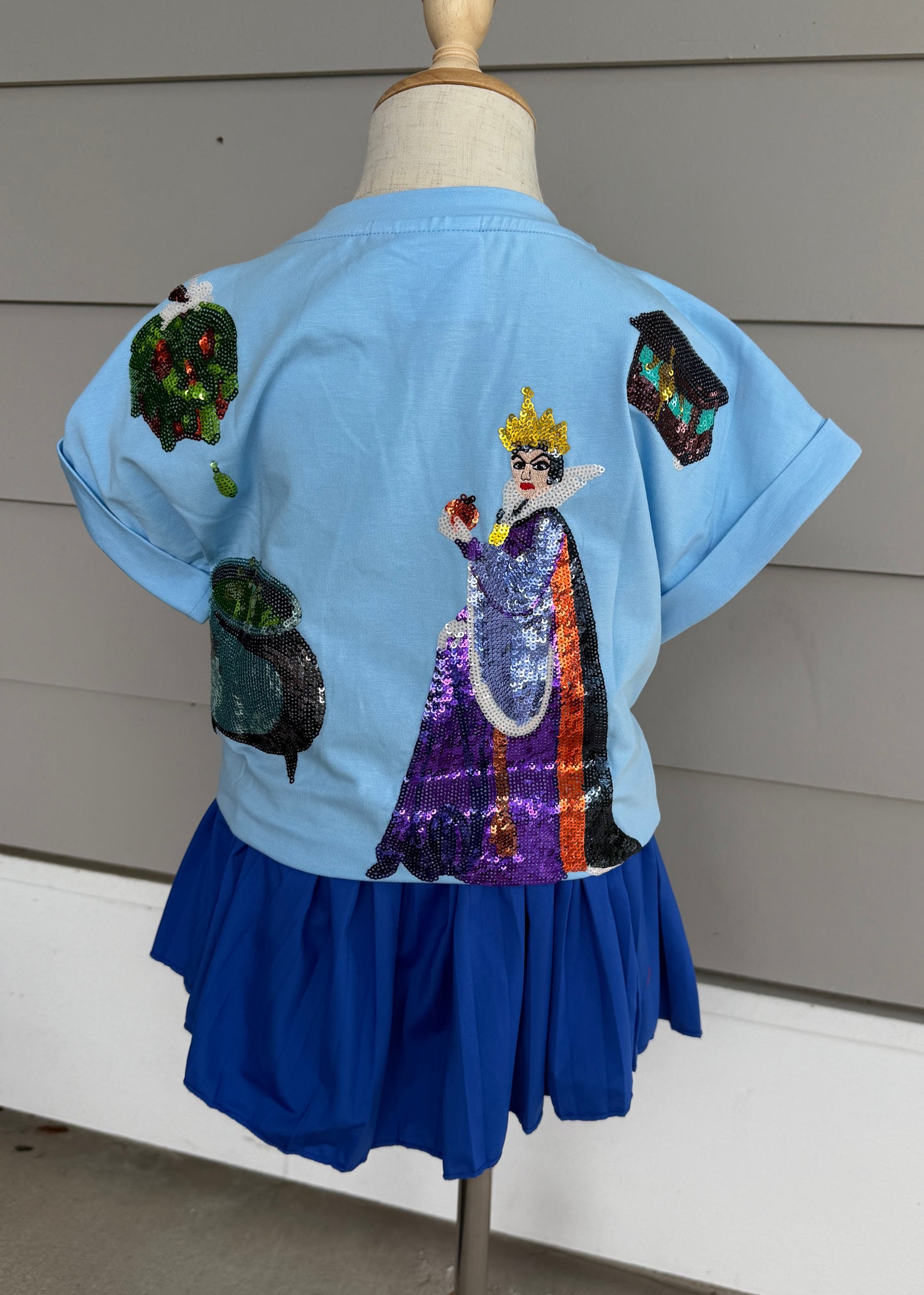 Enchanted Apple Princess Sequin Tee - KIDS