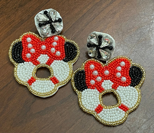 Bon Voyage Bow Earrings