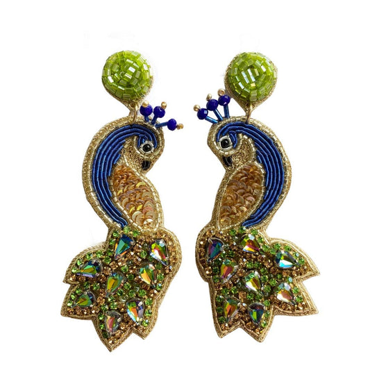 Peacock Earrings