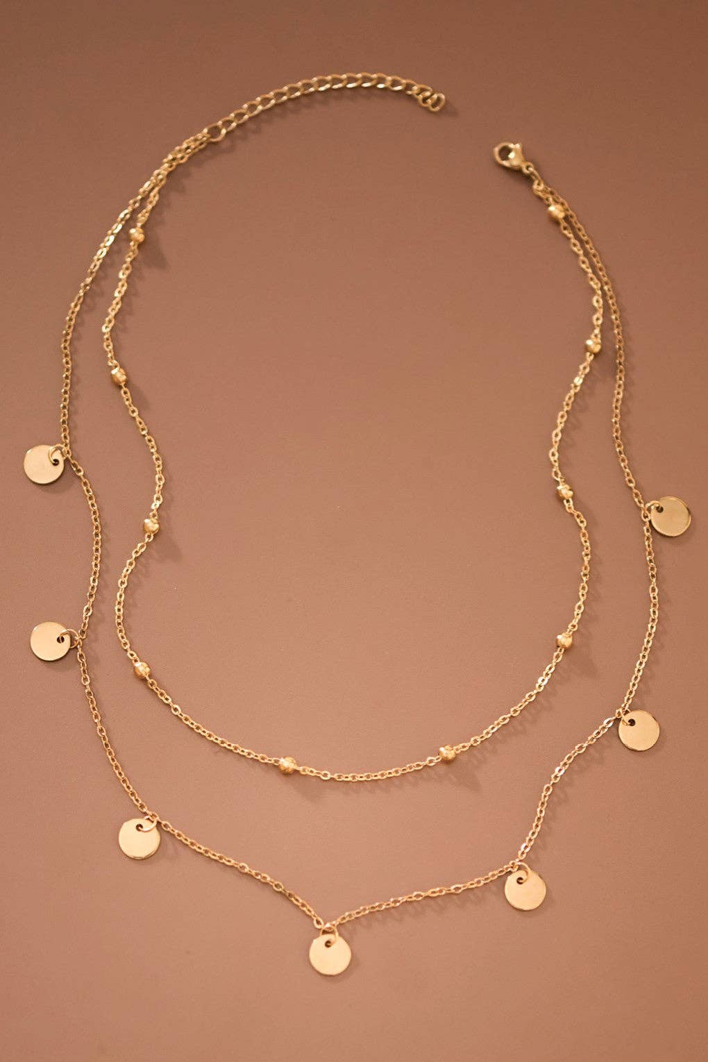 18K Gold PVD Plated Waterproof Stainless Steel Chain Necklace - 7920: S0OX3T7920