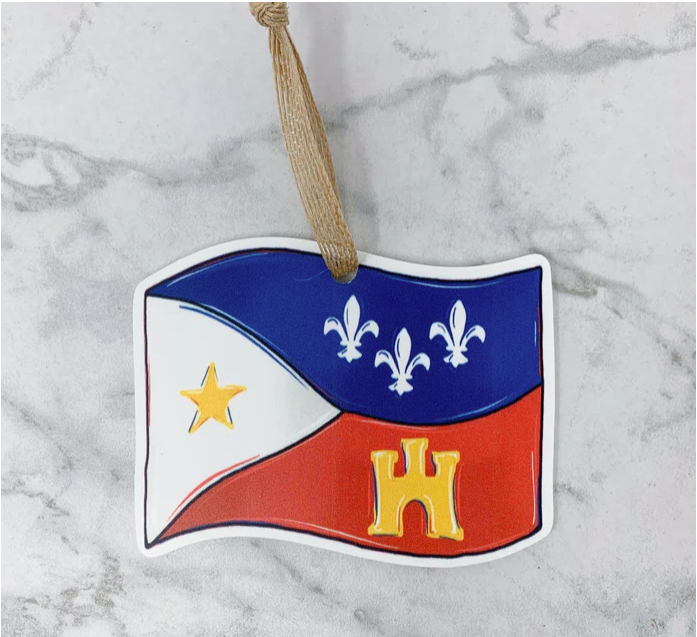 Acadian Flag Ornament