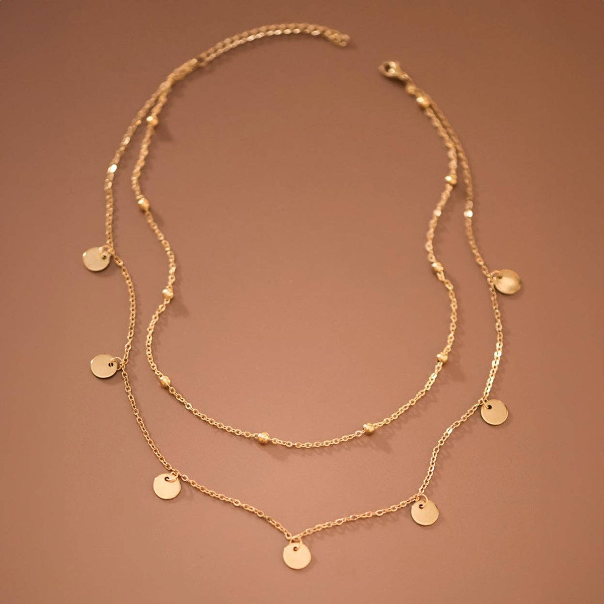 18K Gold PVD Plated Waterproof Stainless Steel Chain Necklace - 7920: S0OX3T7920
