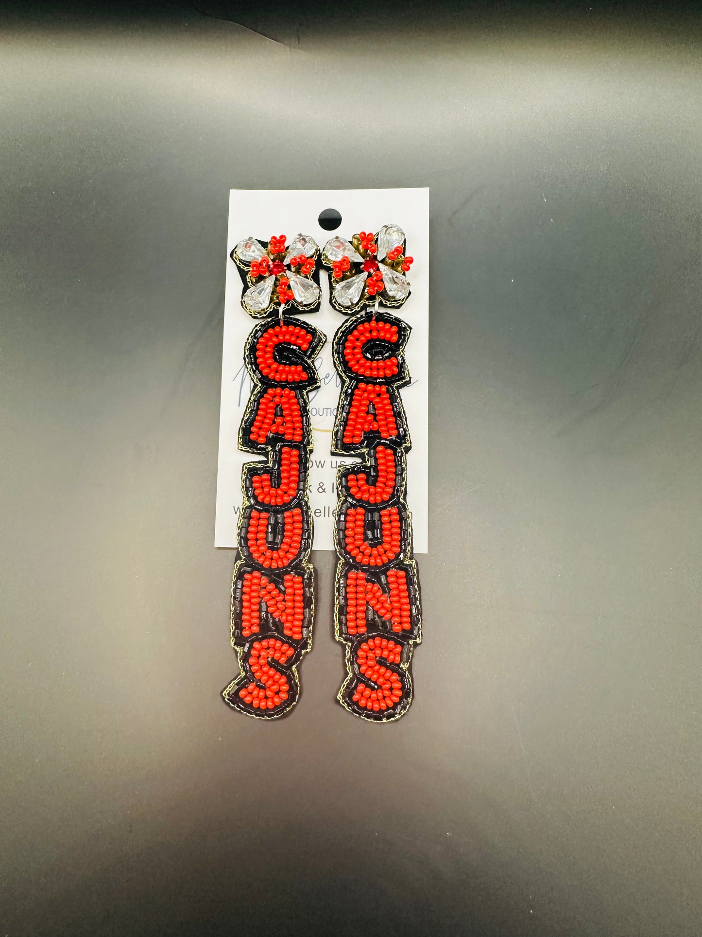 Cajuns Beaded Earrings