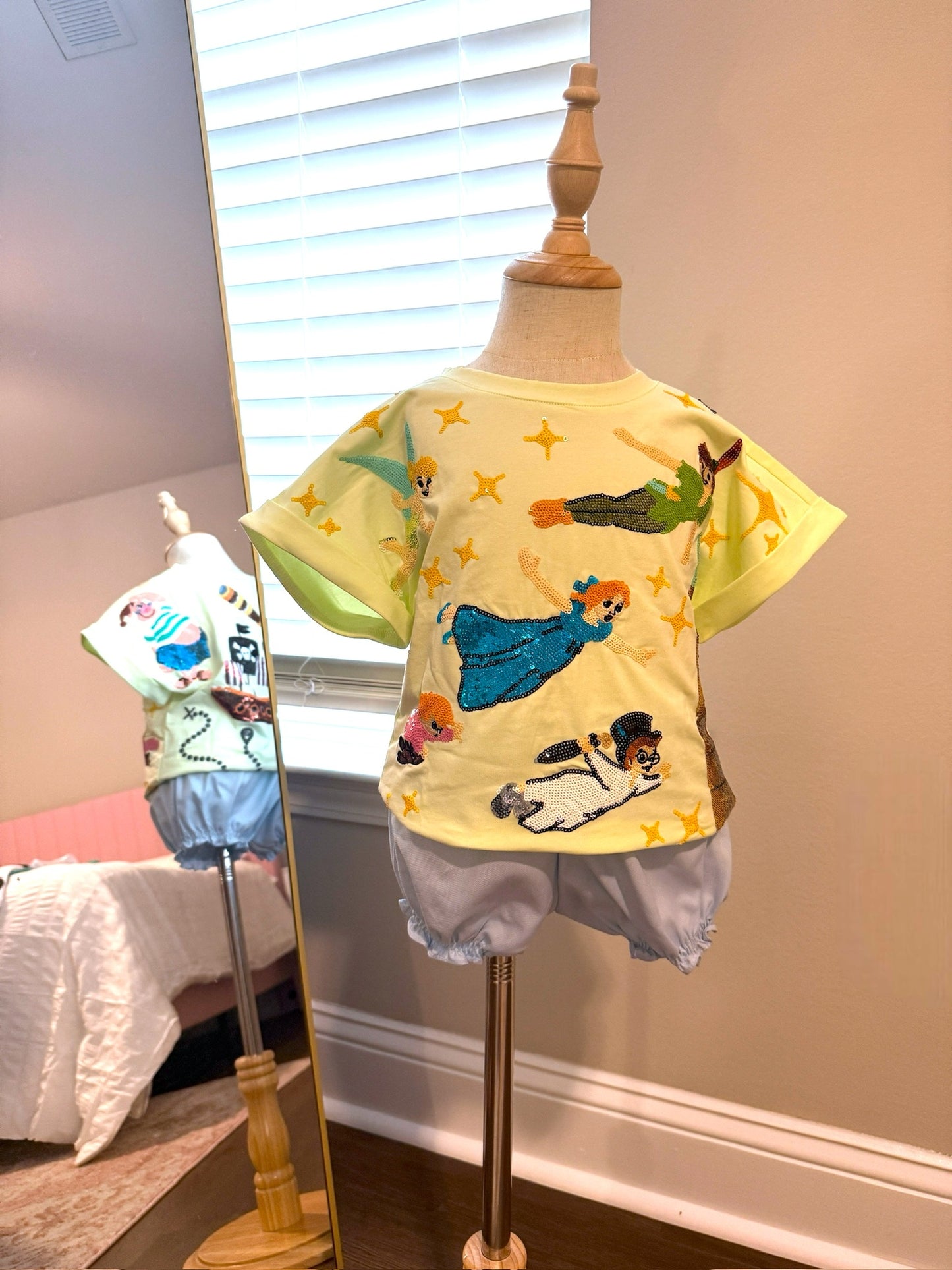 Flying Peter Sequin Shirt-KIDS