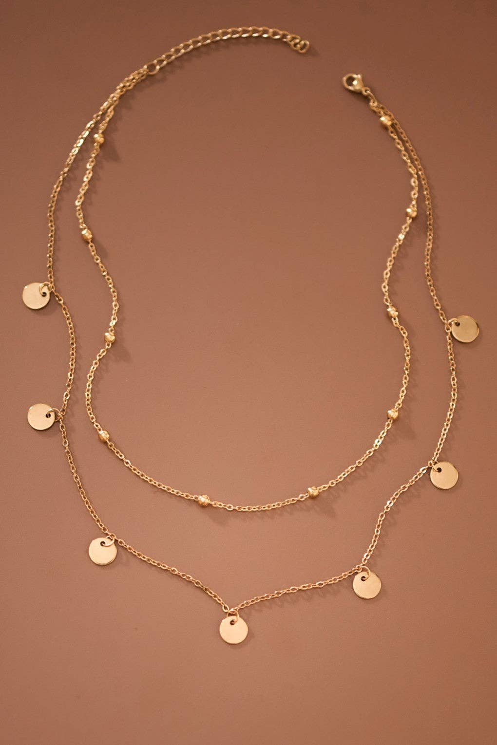 18K Gold PVD Plated Waterproof Stainless Steel Chain Necklace - 7920: S0OX3T7920