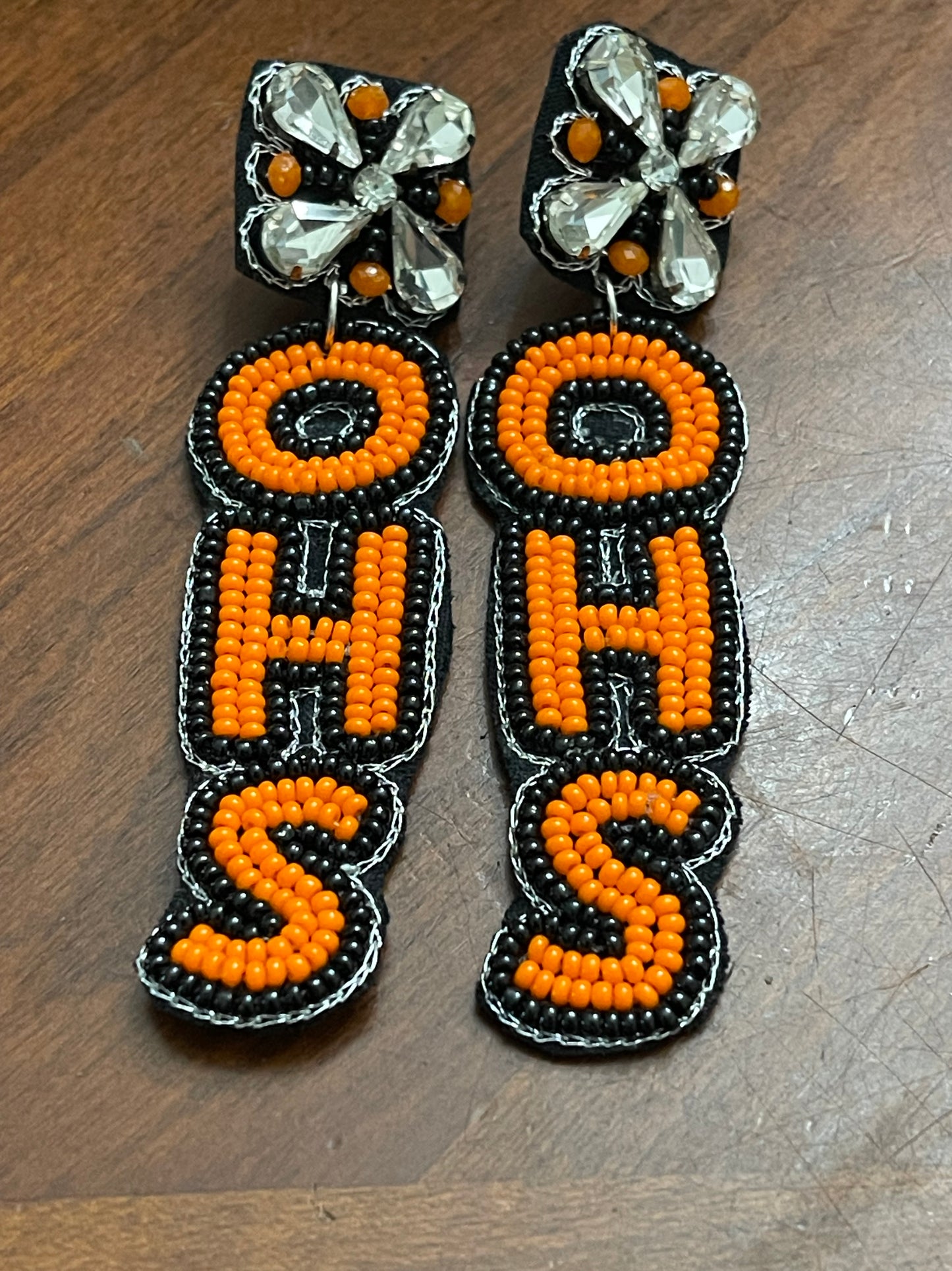 OHS Beaded Earrings