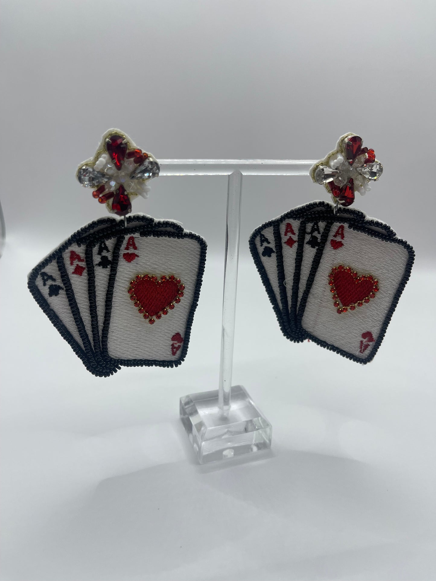 House of Aces Earrings - MBA Exclusive