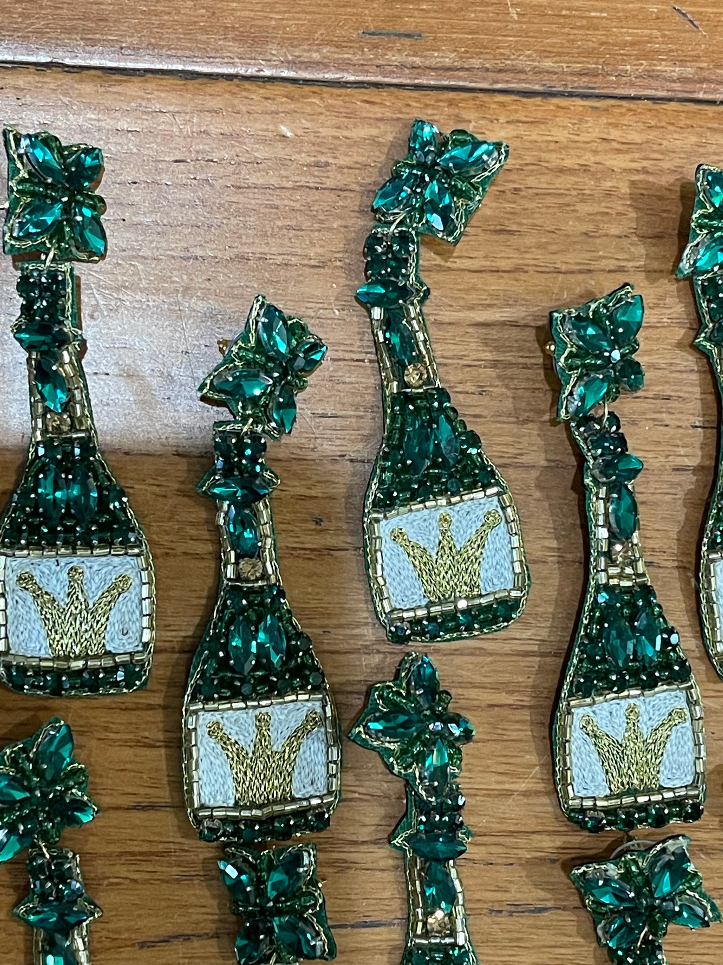 Pop the Champagne Bottle Earrings