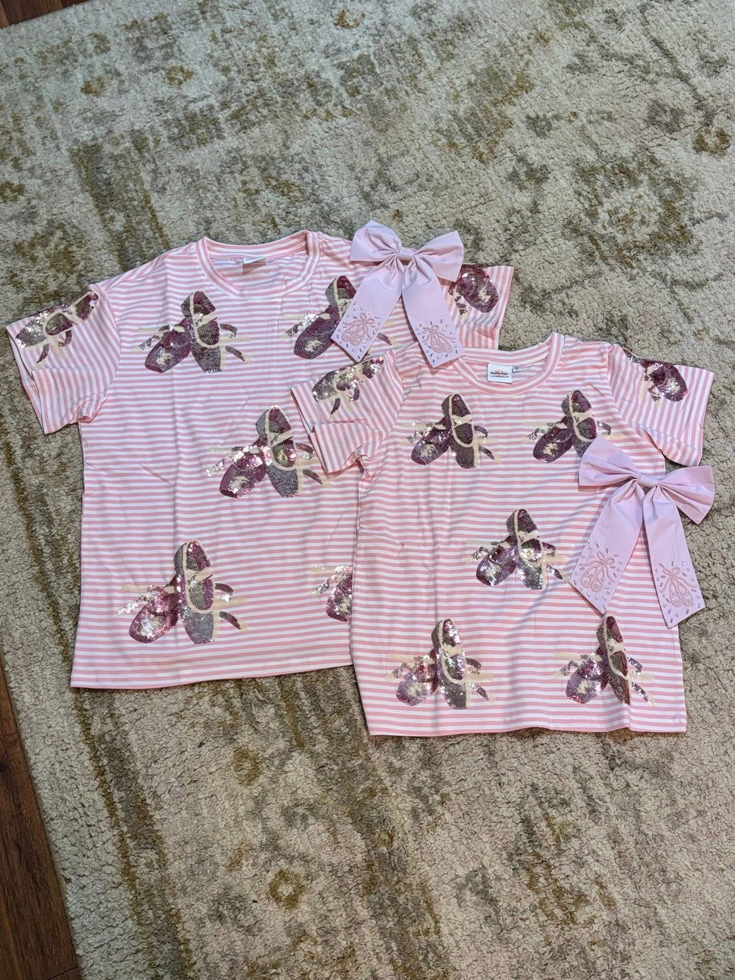 Ballerina Beauty Sequin Tee- KIDS