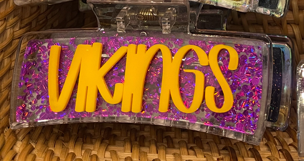 Vikings Claw Clips - Large