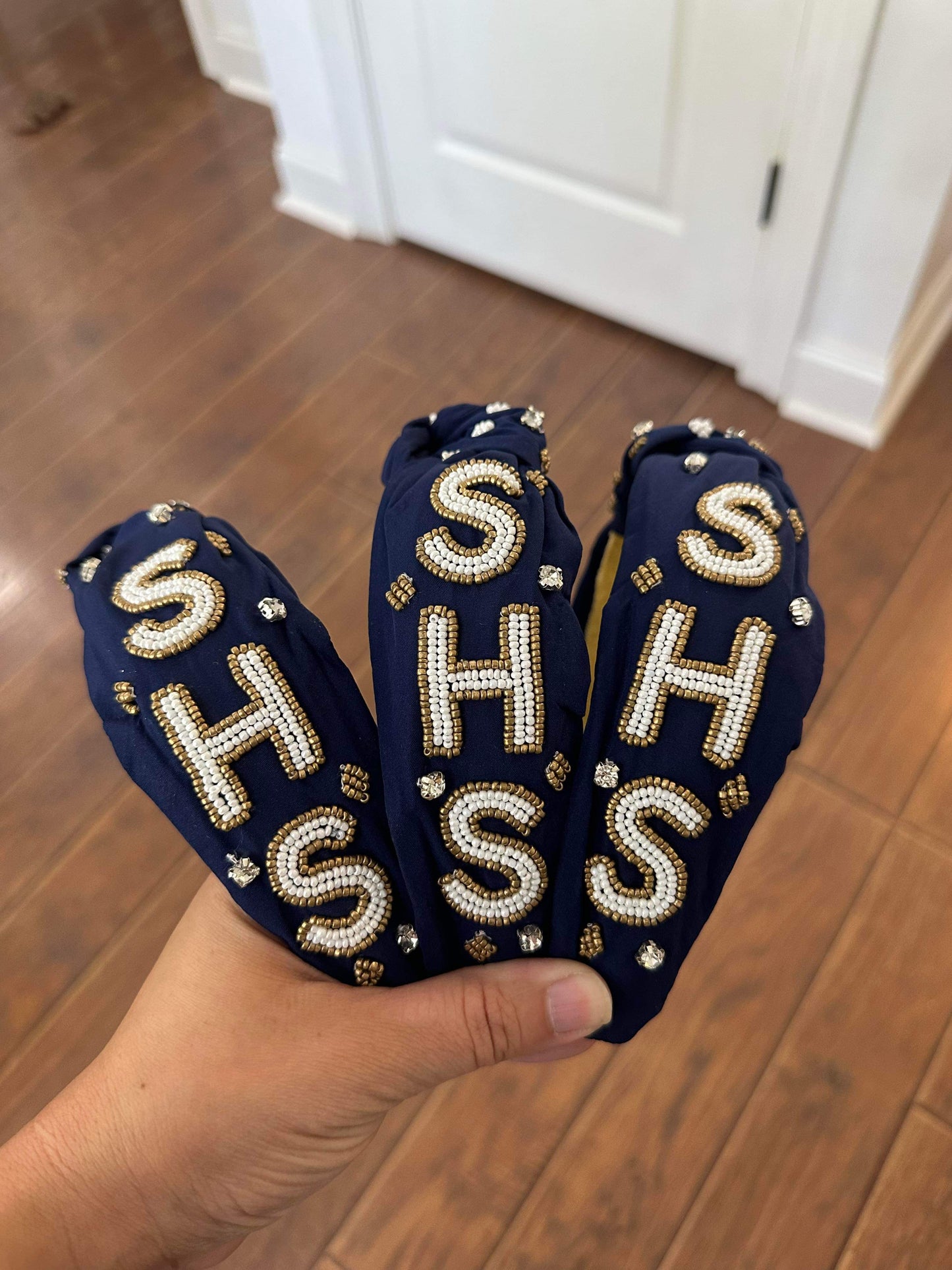 Sacred Heart School-Ville Platte SHS Beaded Headband