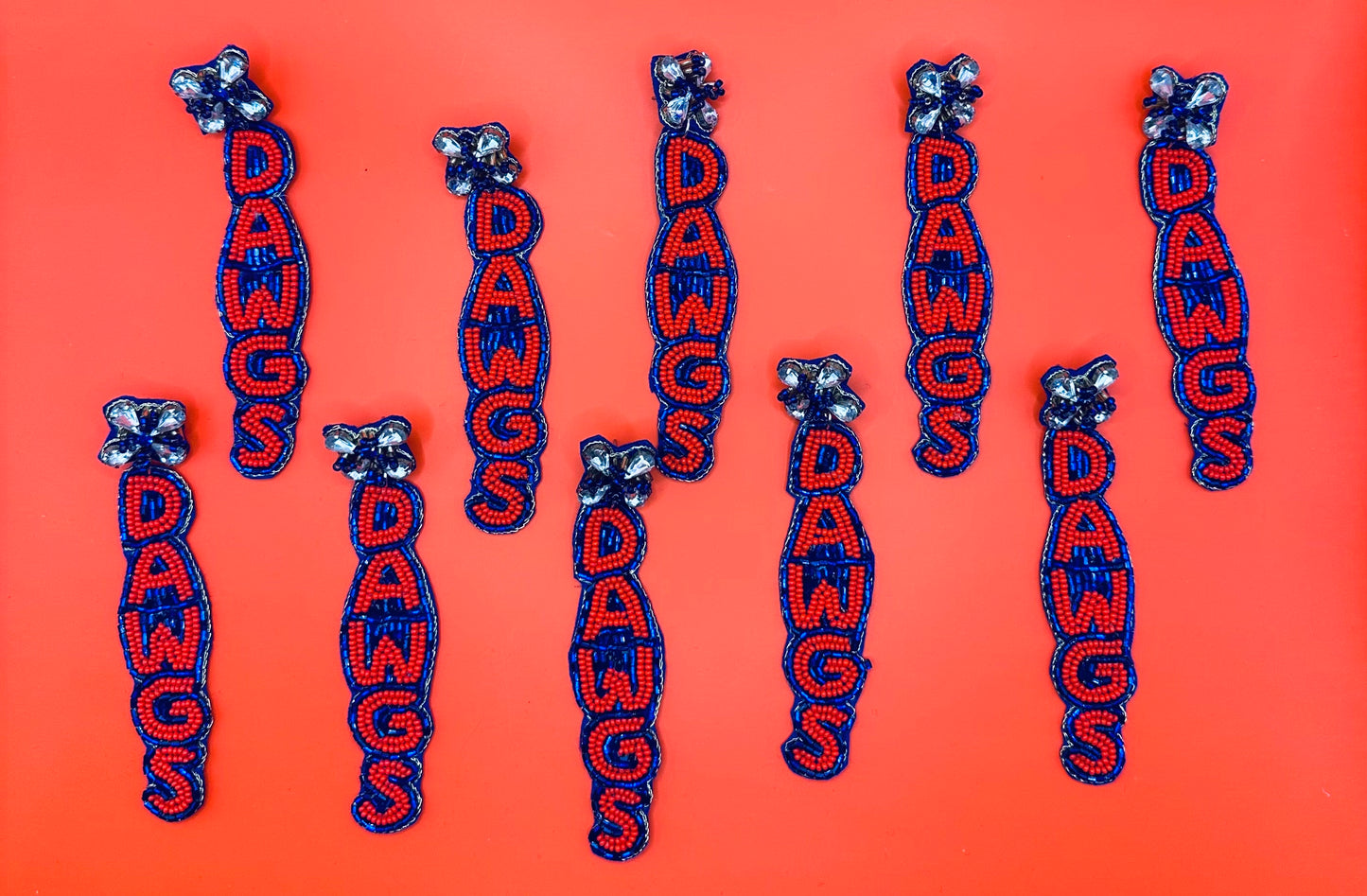 Dawgs Beaded Earrings